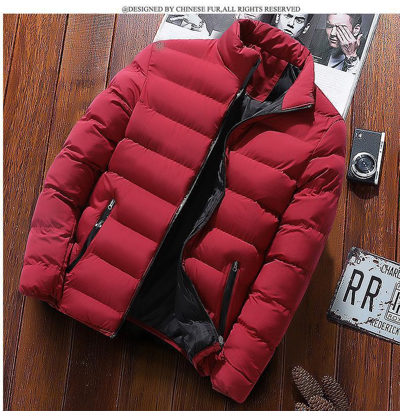 Men's Trendy Thickened Casual Cotton Jacket: Versatile, Warm Winter Coat