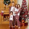 European & American Cartoon Print Christmas Long Sleeve Homewear Set