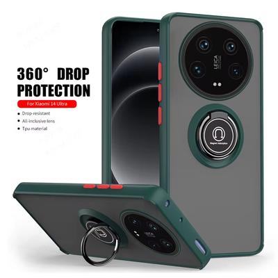 Magnetic Phone Case For Xiaomi Mi 14 13T 13 Ultra Pro 11 Lite Shockproof Ring Holder Cases For Xiaomi 12T 12S 12 11T 10T Cover