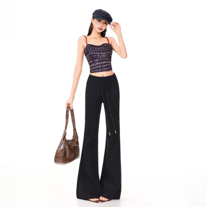 

Super Slimming 2026 Spring/Summer Casual High Waist Flare Pants S