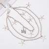 Punk Pentagram Metal Waist Chain - Versatile Street Style Fashion Accessory