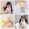 Thick Cold-Proof Collar Plush Children's Scarf All-match Scarves Wraps  Autumn and Winter