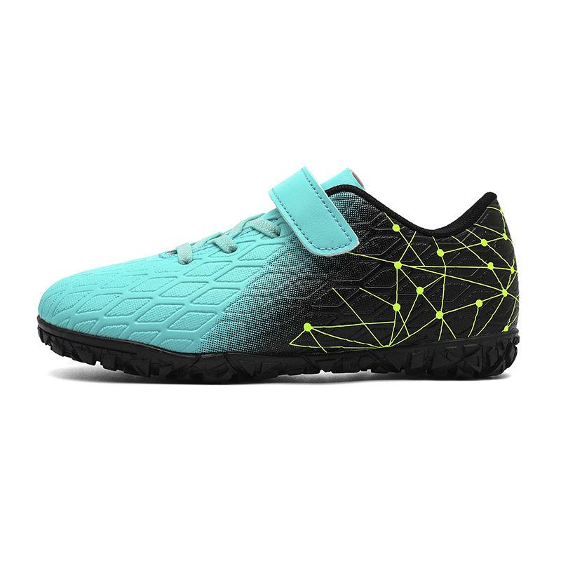 Boys and girls broken nails Velcro football shoes professional training sneakers student long nails sneakers size 29-39