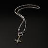 Popular Viking Fist Hammer Pendant Necklace with King Chain - Retro and Bold Design