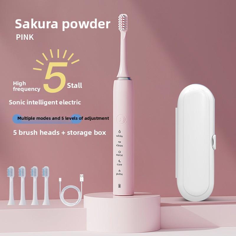 Electric Toothbrush Adult Sonic Scrubber Wireless Charging Scrubber Gifts Electric Toothbrush