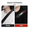 For Abarth Car Seat Shoulder Belt Cover Safety Belt Protector Pad Auto Interior Accessories FIAT 500 Doblo Tipo FR Panda Argo