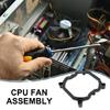 Easy Installation CPU Cooling Fan Holder Mount Backplate For 1700 1200 115x 2011 1366 Platforms  Not Easy to Age