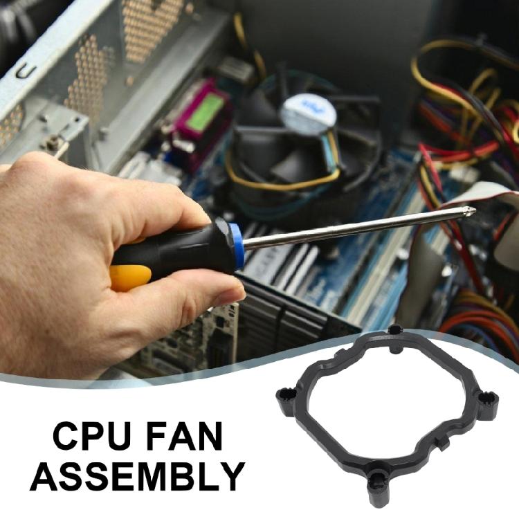 Easy Installation CPU Cooling Fan Holder Mount Backplate For 1700 1200 115x 2011 1366 Platforms  Not Easy to Age