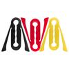 4pcs Car Door Shock Absorber Pad Silicone Release Arm Noise Reduction Silicone Door Latch Protective Cover Anti-collision Pad