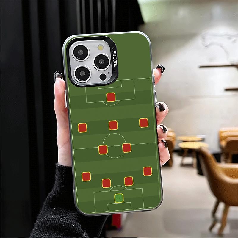 

Football Soccer Tactics Time Shockproof Phone Case for iPhone 17 Air 16 16E 15 Pro Max 14 Plus 13 Mini 12 Back Cover Anti Fall F iPhone 13
