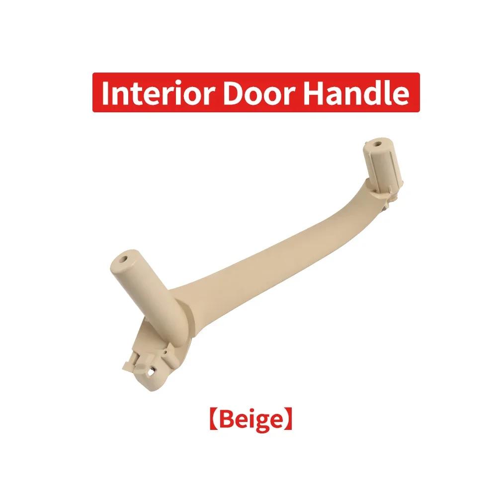 Beige Black  Car Left Right Interior Door Handle LHD Inner Door Panel Handle Pull Trim Cover For BMW X3 X4 F25 F26