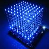 1 sett elektronikksett 3D8 8x8x8 flerfarget DIY LED-skjerm Elektronikkkomponentsett Elektronisk tilbehør
