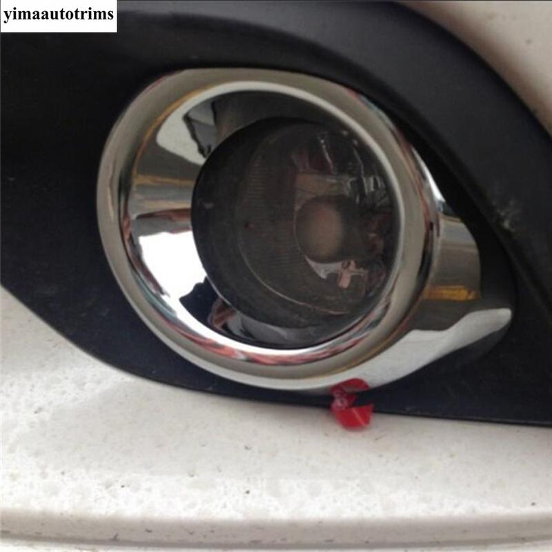 Front Fog Light Lamp Eyelid Eyebrow / Foglight Ring Circle Molding Cover Kit Trim Accessories Exterior For Mazda 6 2013 - 2015