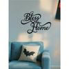 Modern Metal Wall Art Bless This Home Farmhouse Decor Waterproof Rust Resistant Sign for Living Room Bedroom Bathroom Kitchen Housewarming Gift