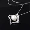 Lindon 925 Sterling Silver Classic Women Necklace Pendant Zircon Fashion Gift