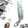 Thread Size Checker Keychain Portable Keychain, Stainless Steel Precise Gauge Gauge, Nut Bolts Finder Verification Tool