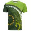 3D The RepublicOf Cook Islands Flag Map Printed T Shirt Cook Islands Coat Of Arms Graphic T-shirts For Men Vintage Short Sleeves