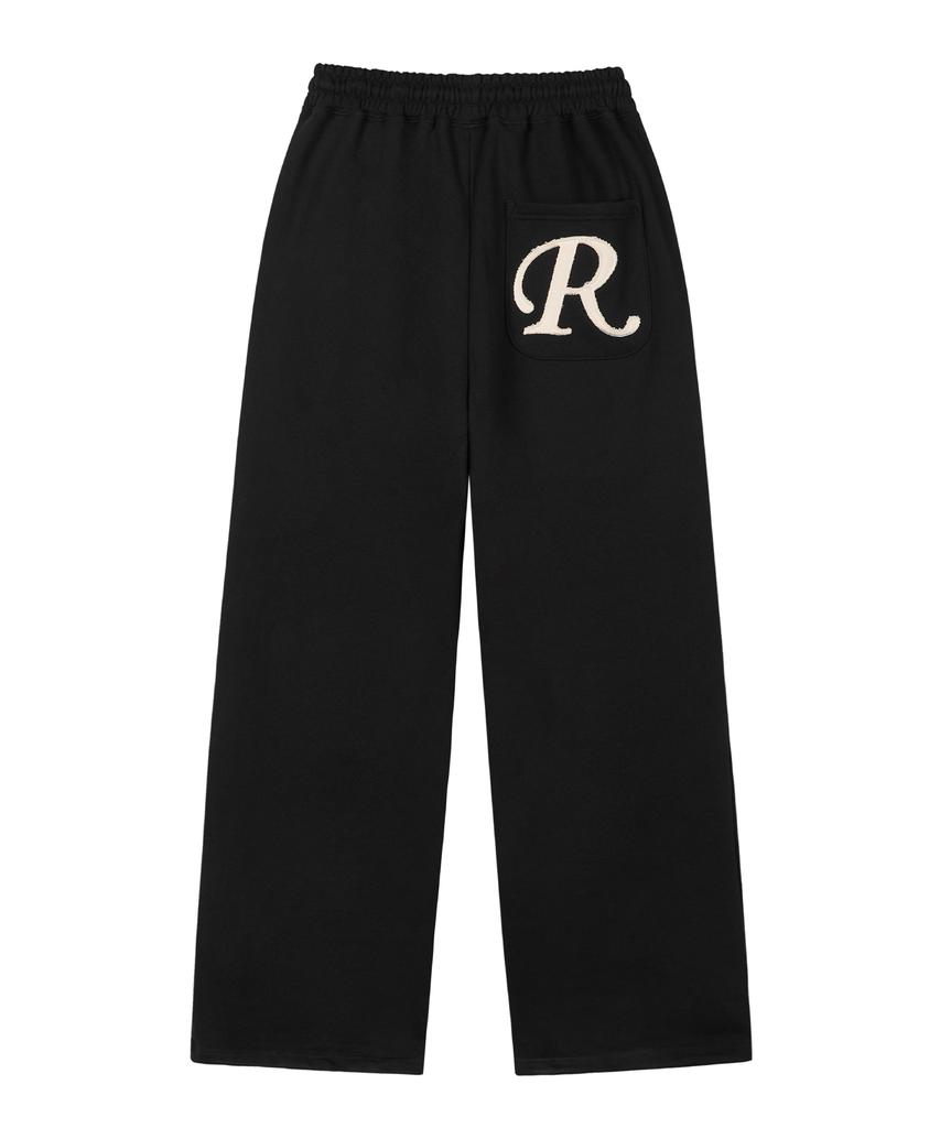 ROCKCAKE Applique R Pocket Jogger - Black
