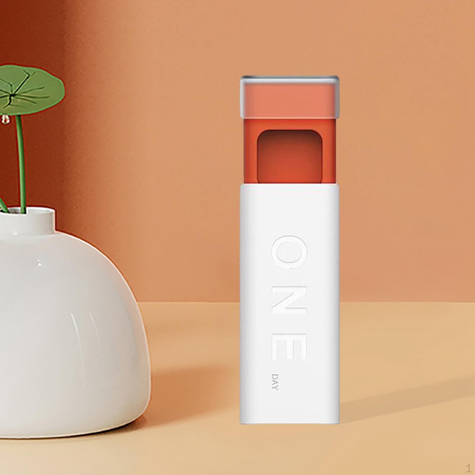 

Box Waterproof 3 Compartments Small Times A Day Organizer White