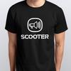 SCOOTER  S S M L XL XXL Colours Black White Unisex Shirt Cotton Oversize Large Size