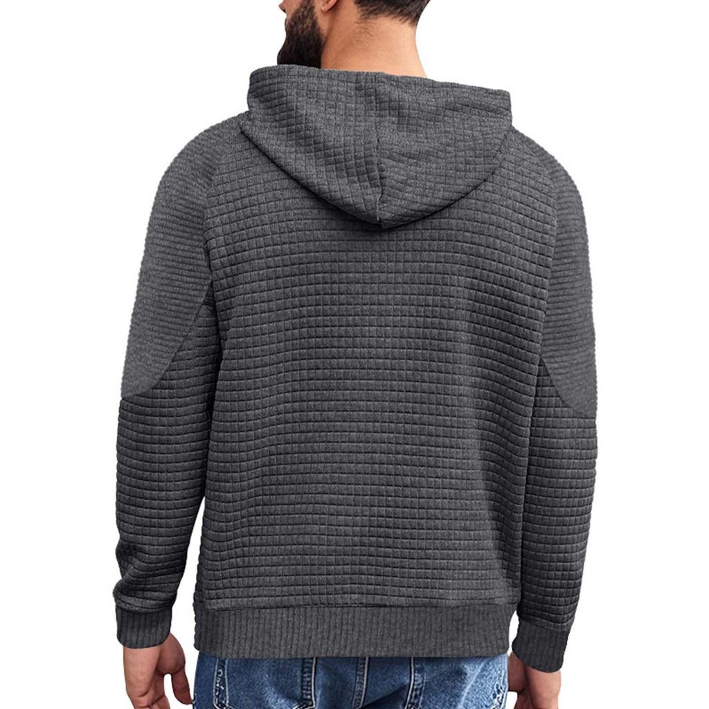 Mens  Hoodies Lightweight Casual Pullover Shirts Basic Fall Long Sleeve Hooded Sweatshirt With Pocket