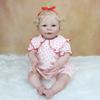 BZDOLL 55CM 3D-Paint Skin Soft Silicone Reborn Baby Doll Toy For Girl Lifelike Princess Toddler Lisa Bebe Dress Up Boneca Gift