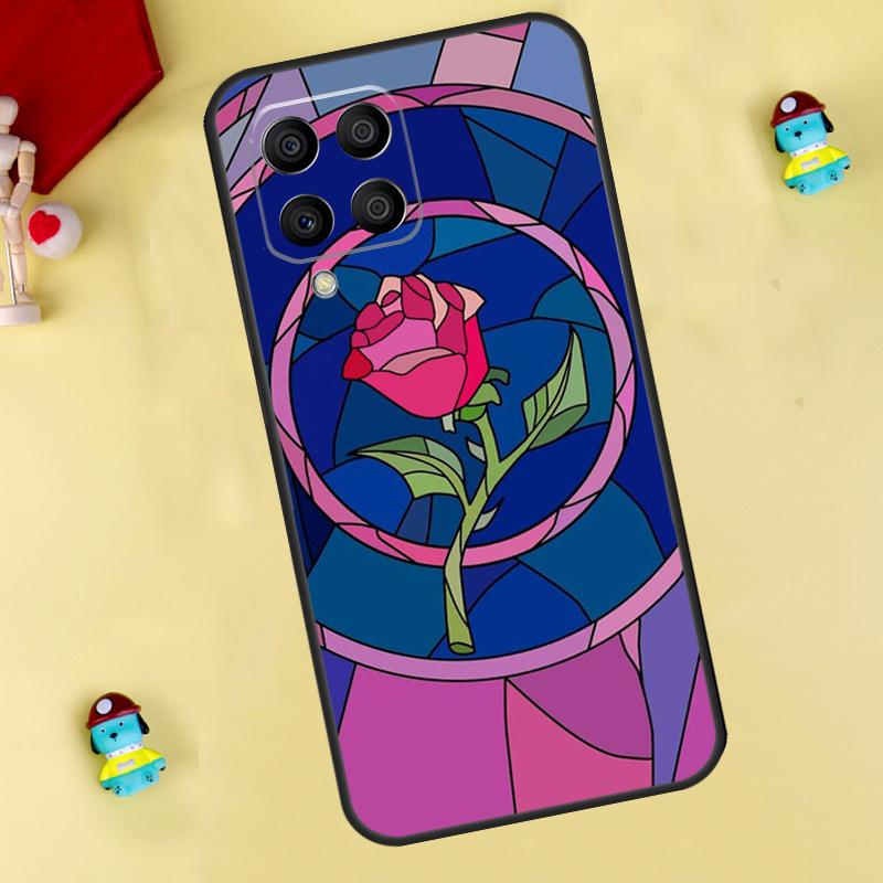 

Stained Glass Rose Galaxys Case For Samsung Galaxy M13 M33 M53 M14 M12 M15 M06 M16 M36 M56 M31 M32 M52 M35 M55 M34 M54 Samsung M30s