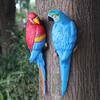 Creative Resin Macaw Cockatoo Small Bird Wall Hanging Ornament