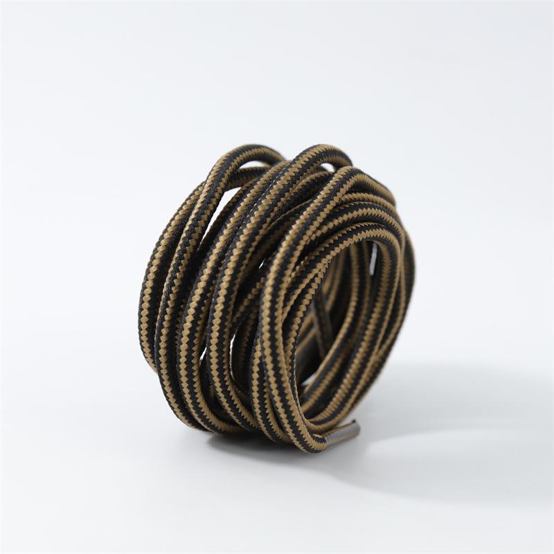 

Круглі шнурки для черевиків-дезертів, мартінсів та робочих черевиків жовто-коричневого, кавового, мокко та чорного кольорів. 120 cm