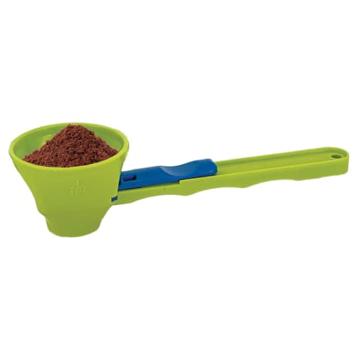 

MLqkpwy Мерная ложка и воронка, устойчивые к проливанию, для протеинового порошка, тренировок, спортивных напитков и детской смеси, мерная ложка 2-в-1 с длинной ручкой