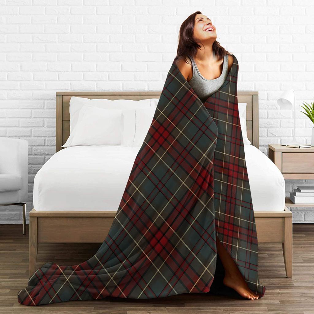 New Year Plaid & Pattern Blanket Quality Warm Soft  Throw Blanket Spring Children Couch Chair Aesthetic Bedspread