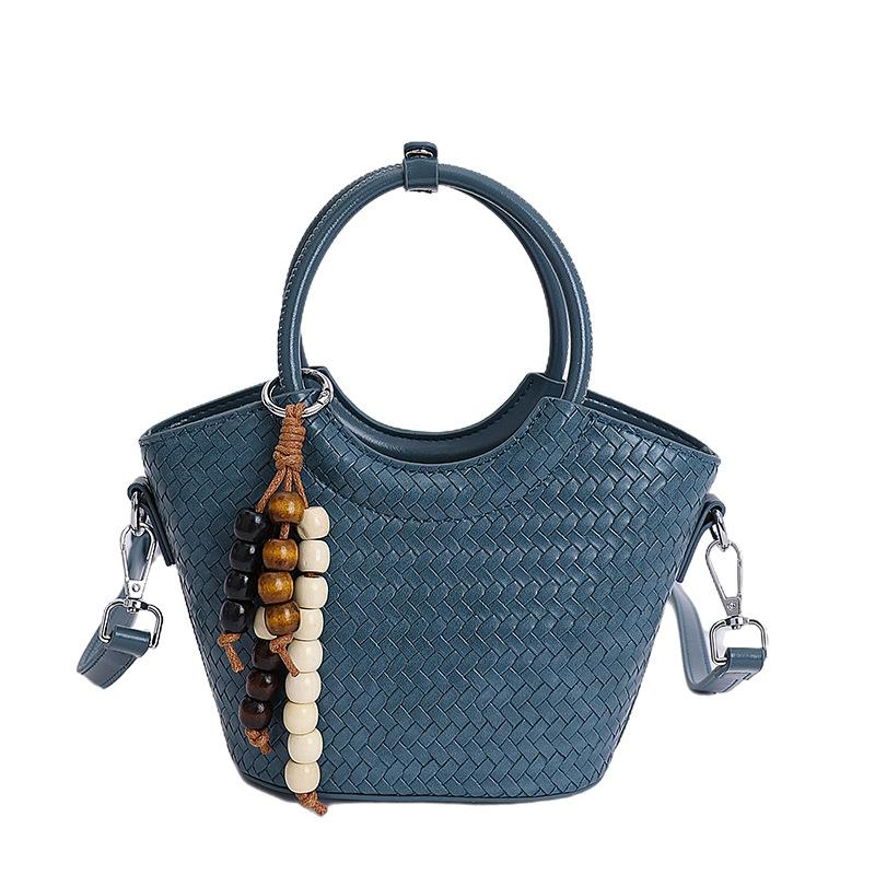 

Модная, выглядящая дорогой, нишевая и элегантная сумка подмышку, простая и универсальная, ретро, для поездок на работу, женская синий