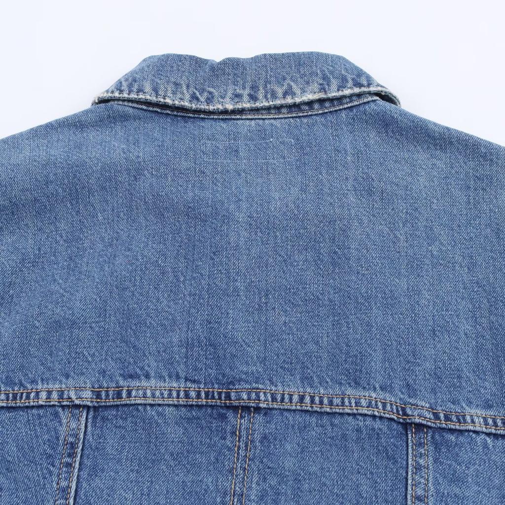European and American autumn new women's clothing fashion casual and comfortable long-sleeved denim mini dress women