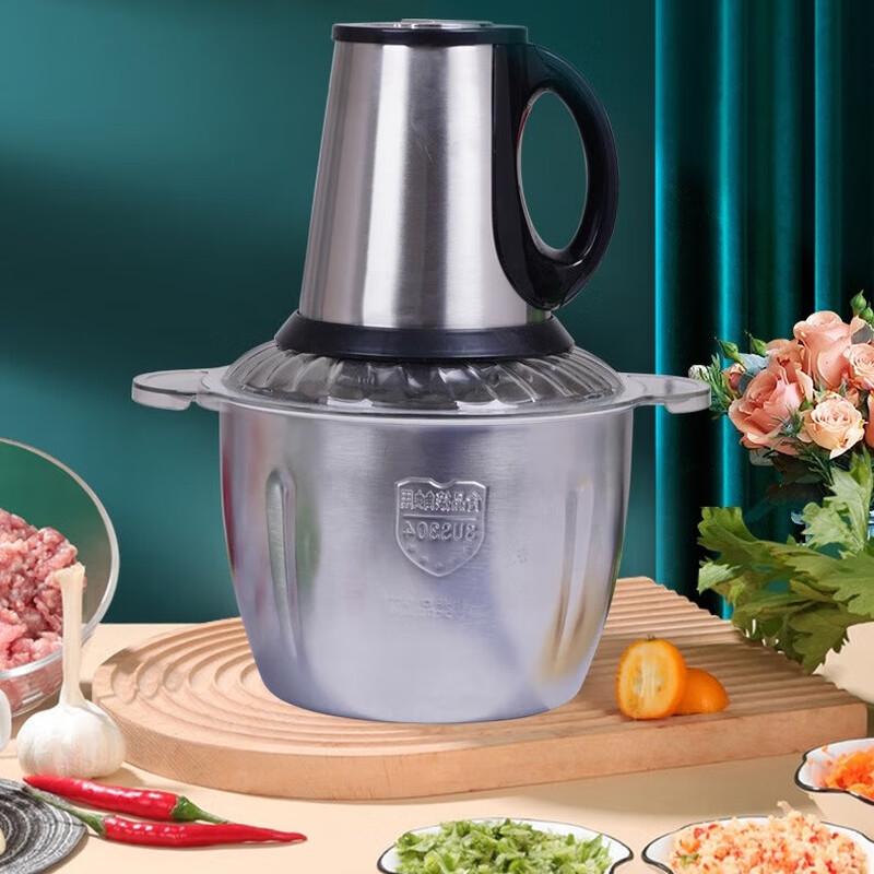 ZISIZ Otomatik Çok Amaçlı Gıda İşlemcisi 3L Çelik Kaseler ile (2 paket)