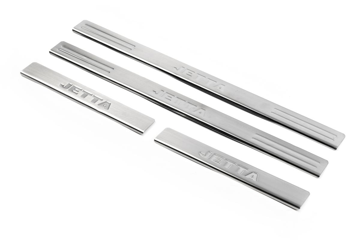 

Door sills OmsaLine (4 pcs, stainless steel) for Volkswagen Jetta 2006-2011