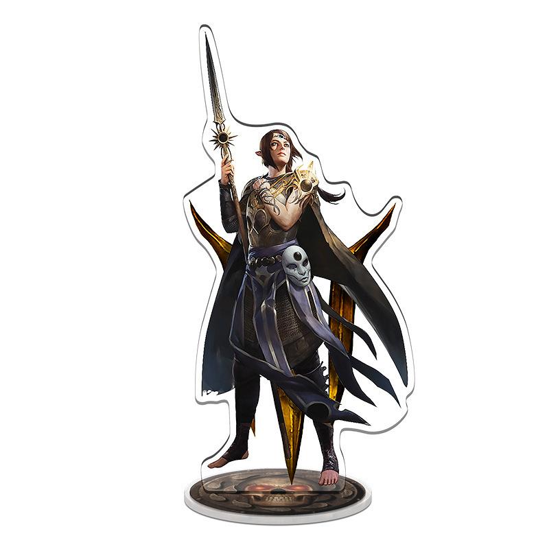 Hot Anime Game Baldur Gate Acrylic Stand Model Keychain Cartoon Figure Charname Edwin Odesseiron Cosplay Friend Gift
