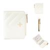 Women's Wallet Short Korean Version Cross Flower Zipper Fashion Quilted Card Bag Women