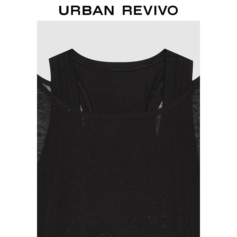 UR Women's Rhinestone Two-Piece Knit Top Set