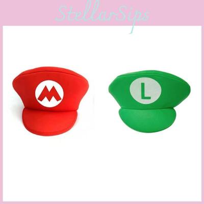 Unisex Super Mario Luigi Bros Cosplay Hut Für Erwachsene Und Kinder Halloween Kostüm Requisiten