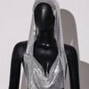 Summer Metallic Sequin Crop Top For Women Streetwear Fashion Statement