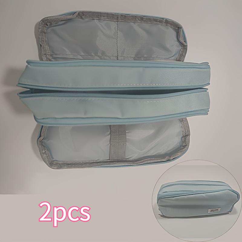 

Jumbo Capacity Pencil Case for School & Office - Multifunctional Organizer Bag Holds Tons of Supplies,Markers, & Small Cosmetics