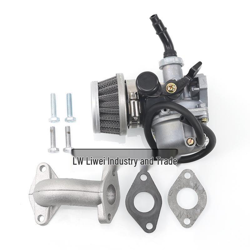 Off-Road ATV/Beach/Motorcycle Carburetor Kit with PZ19 Intake Pipe & Air Filter