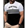 Men Striped T Shirt Tee Shirt Short Sleeve O-Neck TShirt Vintage Casual Large Size T-Shirts Men’s