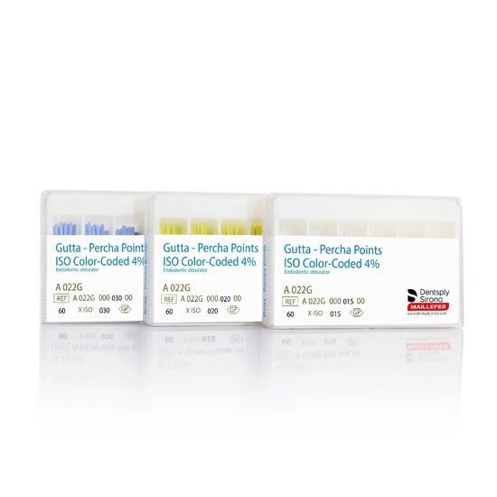 

Dentsply Gutta Percha Points 4% Taper