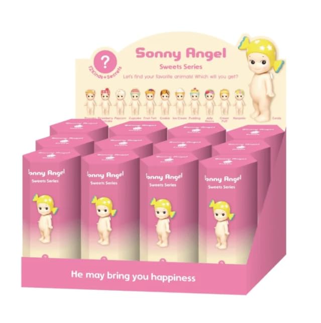 Sony Angel Sweets Set Original Mini Figures 1 Sealed Blind SAS65379 10-Piece - / Box, Multicolor,