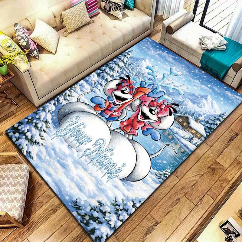 Diddl Custom Name Carpet Rug for Living Room Bedroom Home Sofa Decoration,Kids play Non-slip Floor Mat
