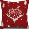 Federa Cuscino con Stampa Natalizia Decorazione Soggiorno Casa Babbo Natale Abbraccio Nuovo Divano Cuscino di Natale