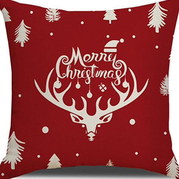 Federa Cuscino con Stampa Natalizia Decorazione Soggiorno Casa Babbo Natale Abbraccio Nuovo Divano Cuscino di Natale
