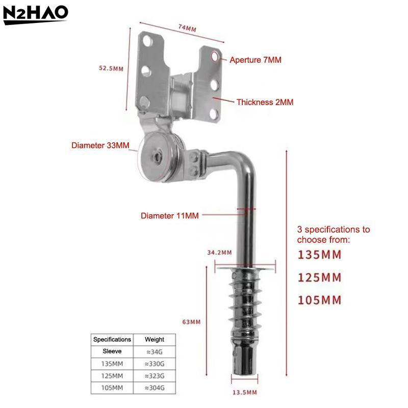 2 ks Díly pro línou pohovku Opěrka hlavy Sklopná 105-135 mm Mechanismus zvedací závěsy Nastavovač výšky a úhlu Příslušenství k nábytku