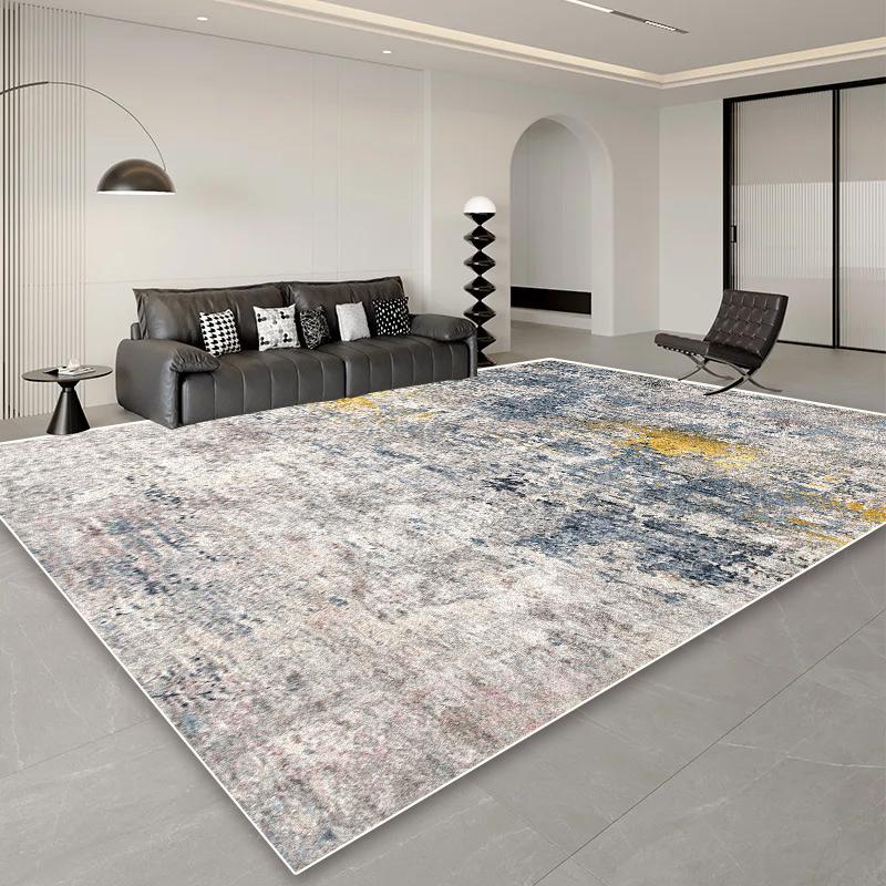 Simple Style Abstract Carpet for Living Room Modern Decor Home Bedroom Bedside Washable Soft Rugs Custom Study Mat Non-slip